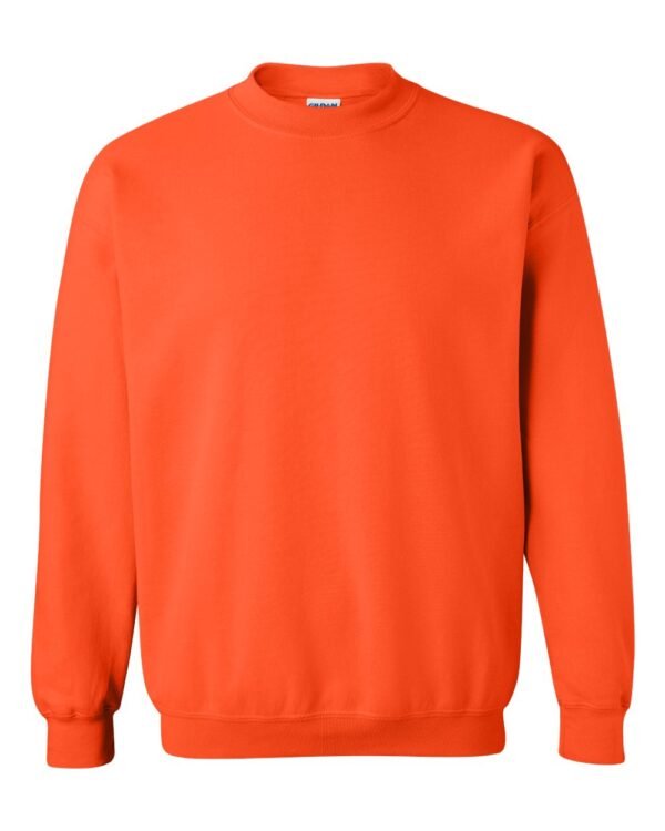 Printed Crew Neck Sweatshirts orange