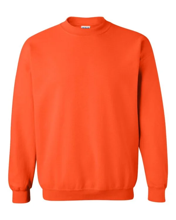 Printed Crew Neck Sweatshirts orange