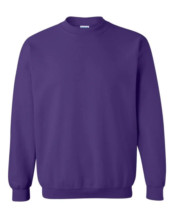 Printed Crew Neck Sweatshirts purple