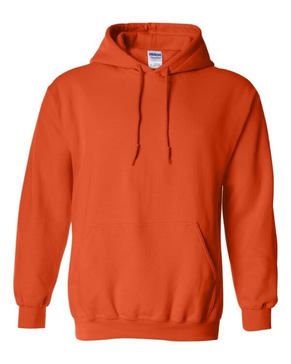 Printed Hooded Sweatshirt orange